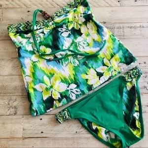 Luck Brand 2 piece bathing suit